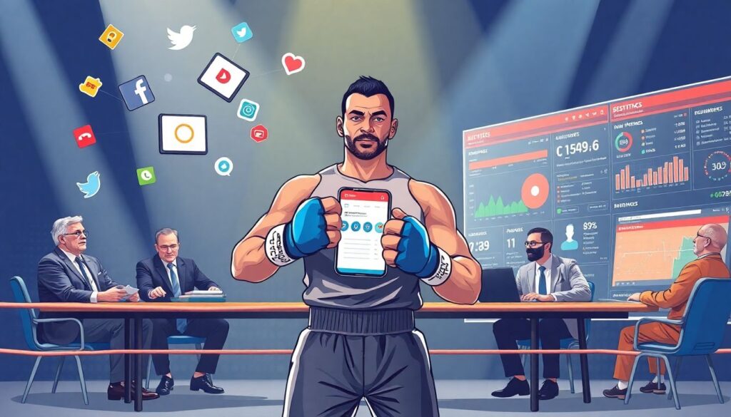 Последние тренды в мире бокса: как меняется стиль боёв в эпоху соцсетей - иллюстрация