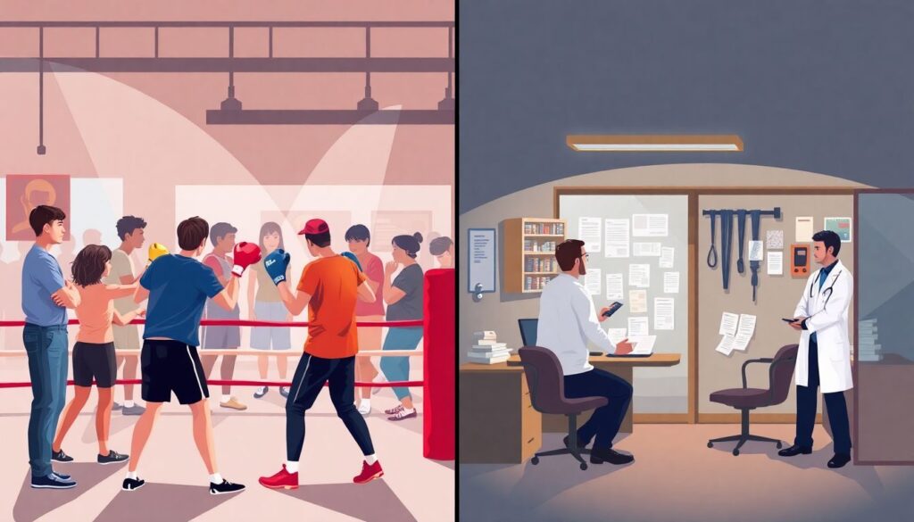 Техника бокса для начинающих: как правильно ставить удар, чтобы не травмировать кисть - иллюстрация