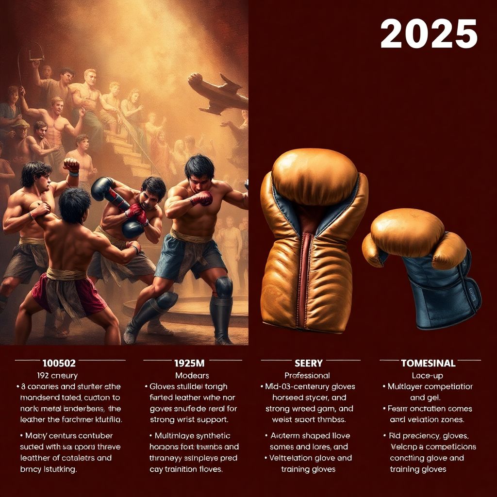 Эволюция боксерской экипировки от кожаных бинтов до современных перчаток