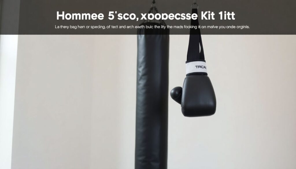 Домашний зал боксера: минимальный набор экипировки для эффективных тренировок дома - иллюстрация