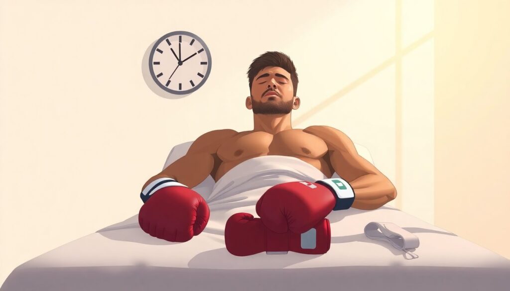 Секреты чемпионов: тренировочный день профессионального боксера от рассвета до отбоя - иллюстрация