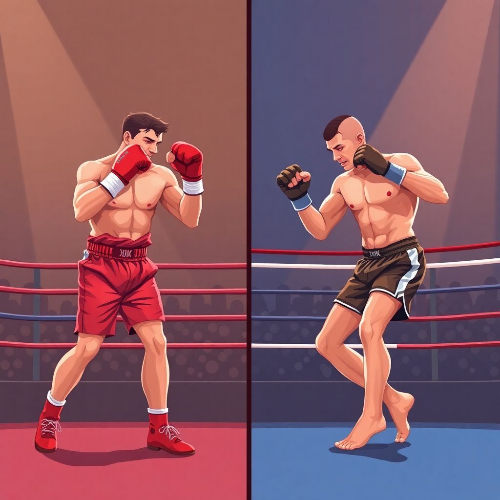 Бокс и ММА: различия в технике ударов и подготовке бойцов