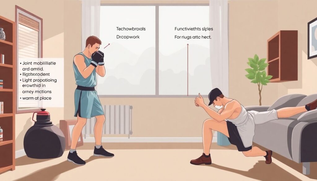 Домашняя тренировка боксера без зала и партнера: программа на 30–40 минут - иллюстрация