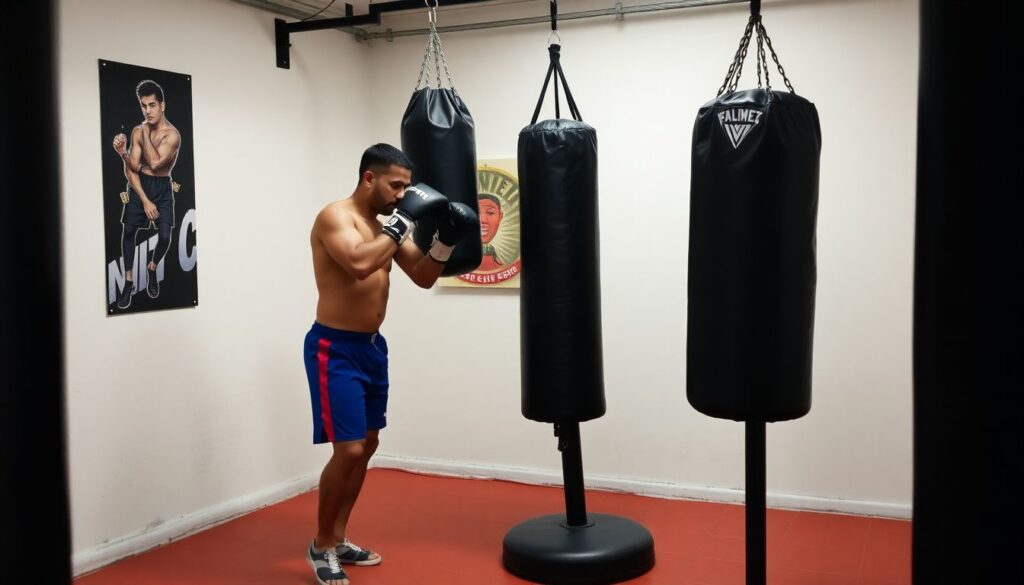 Снаряд для дома: грушa, мешок или лапы - что купить первым и как не ошибиться - иллюстрация