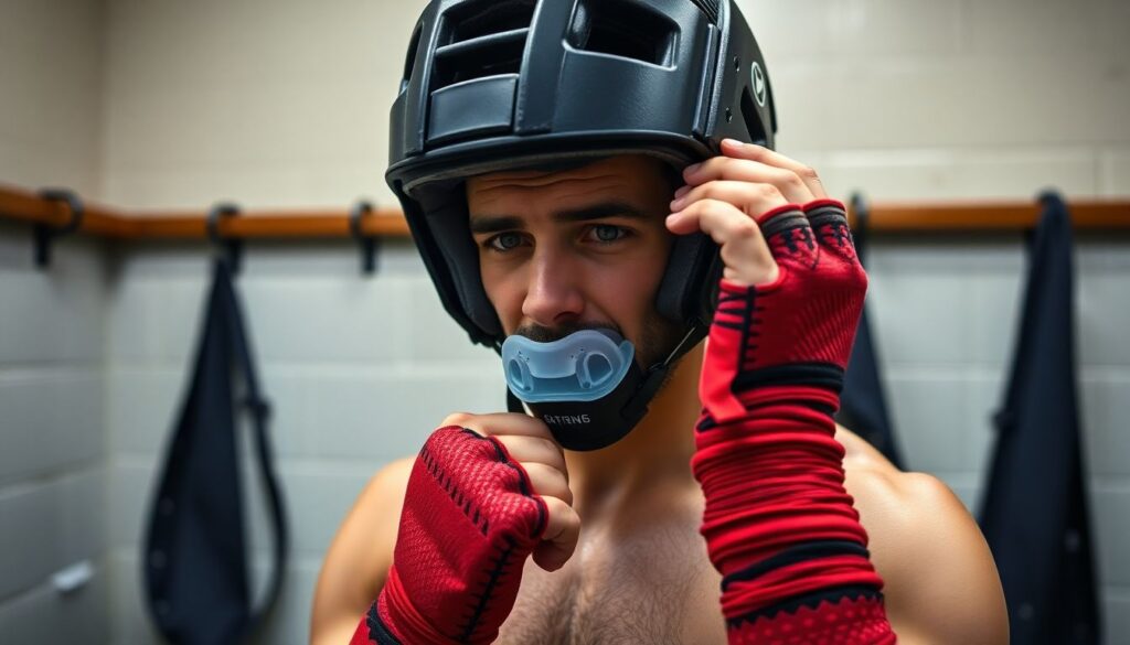 Защитная экипировка боксера: капы, шлемы, бинты и ракушки - полное руководство - иллюстрация